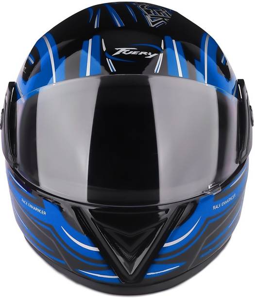 फ्यूरी NEW HELMET WITH RAMBOW VISOR मोटरबाइक हेलमेट