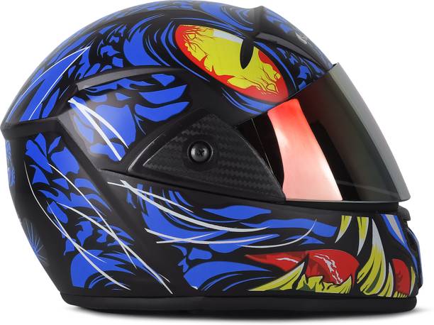 urban carrier ABS Material Full Face Rainbow Visor Helmet, UV Scratch Resistance Motorbike Helmet