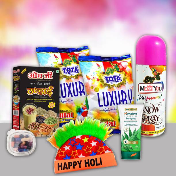 ME&YOU Herbal Color, Shahi Thandai, Mukhpaan, Meethi Saunf/fennel seeds, Mithi Supari Holi Combo