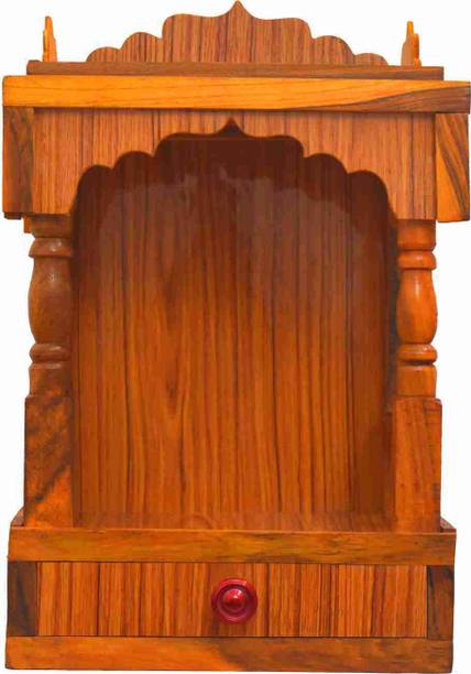 Om Attractive Namo Pooja mandir for office /home Solid Wood Home Temple
