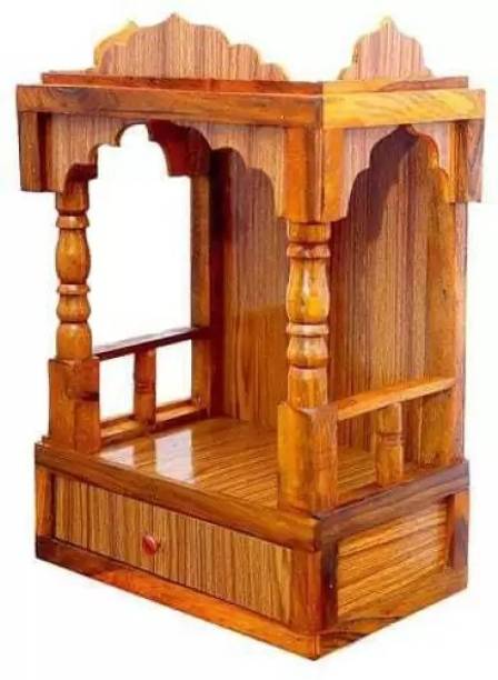 OMN Latest Wooden temple for office/home/shop Solid Wood Home Temple