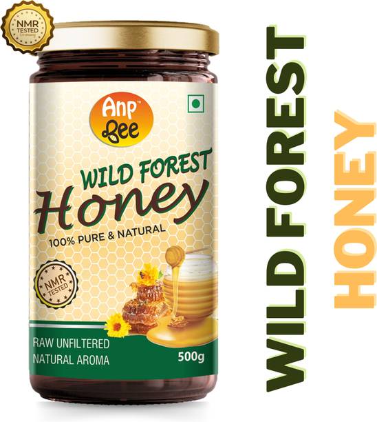 ANP BEE Raw Unpasteurized Wild Forest Honey with Natural Aroma 500g I NMR Tested