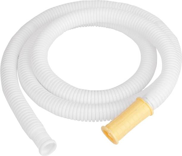 Prayag Bathroom Fittings Inlet Corrugated Pipe 20x1500mm Extra Long Flexible Washing Machine Hose Pipe Hose Pipe