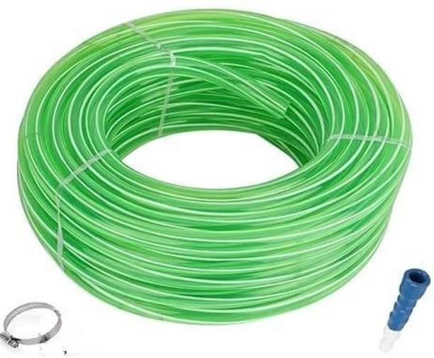 RAMANAR 32 feet (10 meter), 0.5 inch garden pipe water hose durable with connector and clamps water gardening cleaning out door indoor use Hose Pipe