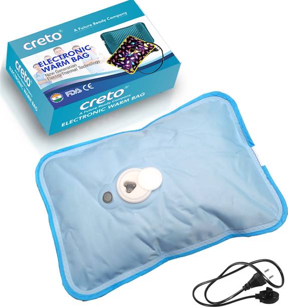 CRETO Heating Pad Gel Full Body Pain Reliever 100% Leak Proof Electric 1 L Hot Water Bag