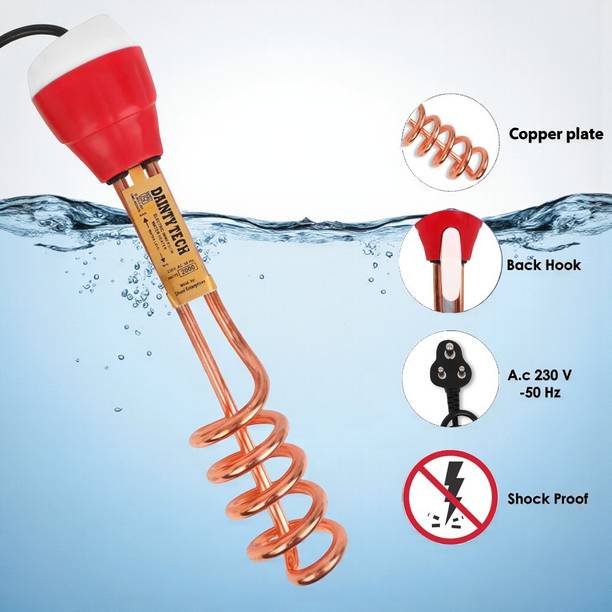 Dainty TECH Shock-Proof & Water-Proof Copper DT09 2000 W Shock Proof Immersion Heater Rod