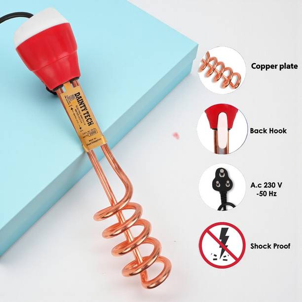 Dainty TECH Shock-Proof & Water-Proof Copper DT18 2000 W Shock Proof Immersion Heater Rod
