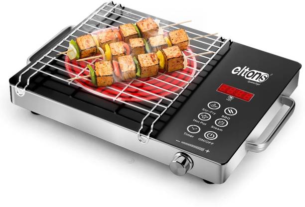 Eltons by Elton 2200 W Infrared Cooktop Touch Panel, Jog Dial