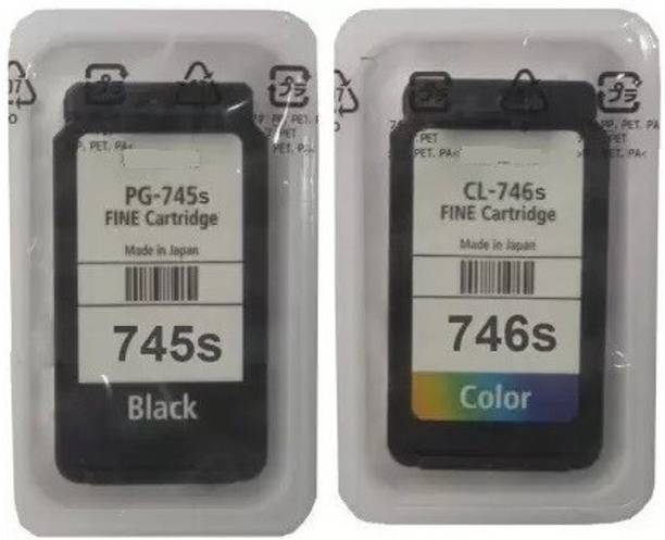 NNPRO PG745S & CL746S ink Cartridge Combo Compatible with Can.. Printers Black + Tri Color Combo Pack Ink Cartridge