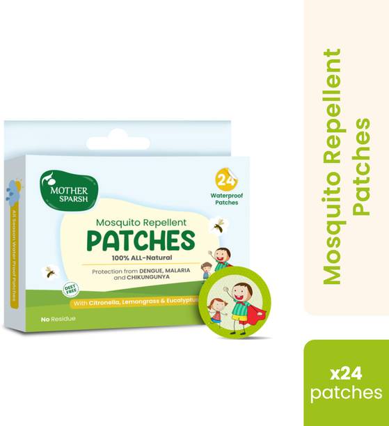 Mother Sparsh 100% Natural Mosquito Repellent Patches for Babies, Protects from Dengue,Malaria