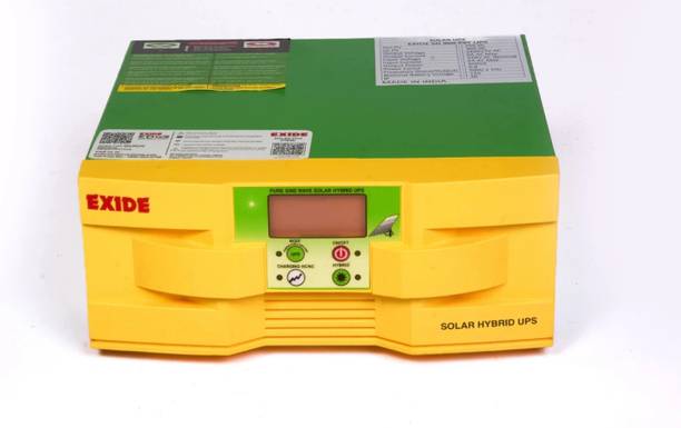 EXIDE 2.2 KVA SOLAR HYBRID SOLAR Technology Wide Voltage Range with 24 Months Warranty Solar Compatible Pure Sine Wave Inverter