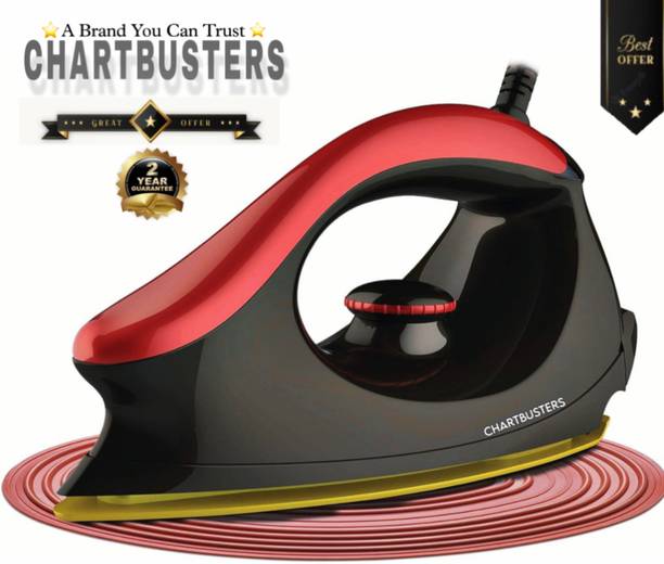 Chartbusters by CHARTBUSTERS MAJESTIC CROWN CURVE DESIGN CURVY LOOK [2-YEAR WARRANTY]] 1000 W Dry Iron