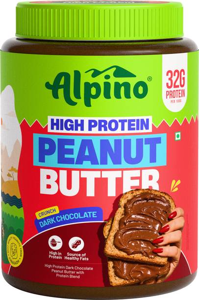 ALPINO High Protein Dark Chocolate Peanut Butter Crunchy