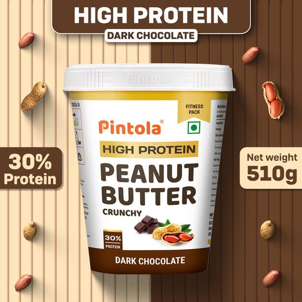 Pintola HIGH Protein Peanut Butter (Dark Chocolate) (Crunchy)