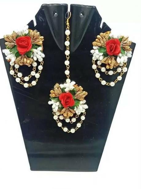 style revolver Fabric Gold Jewellery Set