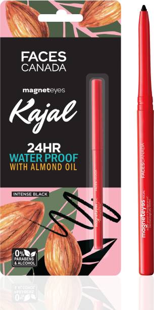 FACES CANADA Magneteyes Kajal | 24HR Long Stay, Smudge & Water Resistant, Fade Proof