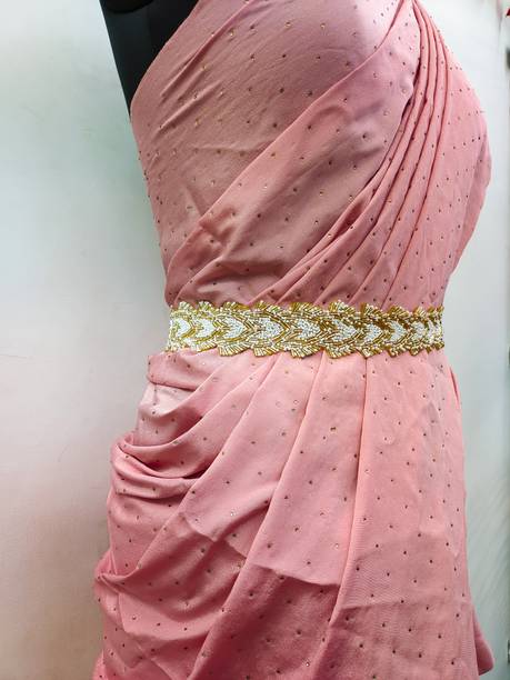 purala Women Casual Gold Fabric Belt