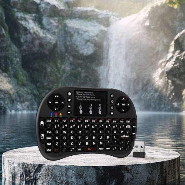 GUGGU Bluetooth (Wireless Keyboard) USB Rechargeable Keyboard With Pocket Size G41 Wireless Thumb-size Multi-device Keyboard Compatible with Tablet