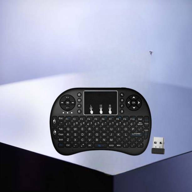 SACRO Bluetooth (Wireless Keyboard) USB Rechargeable Keyboard With Pocket Size D301 Wireless Thumb-size Multi-device Keyboard Compatible with Laptop