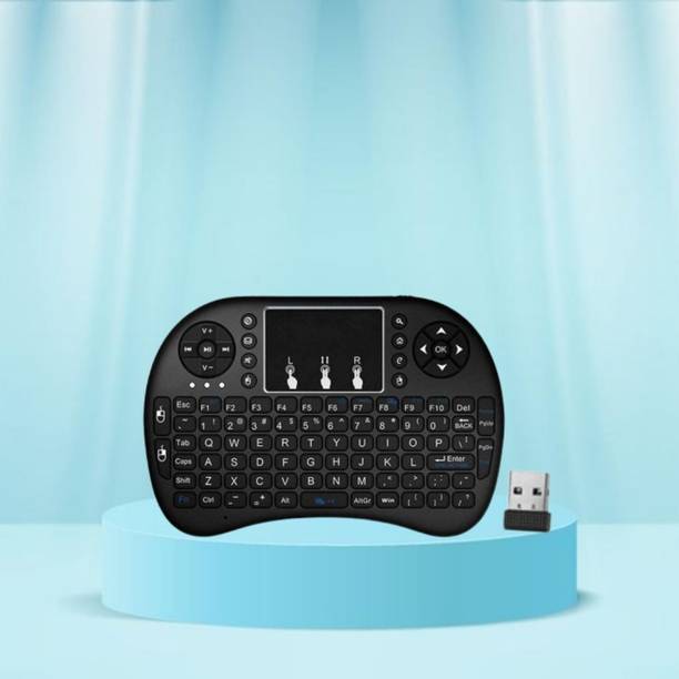 Clairbell Bluetooth (Wireless Keyboard) USB Rechargeable Keyboard With Pocket Size I5 Wireless Thumb-size Multi-device Keyboard Compatible with Tablet