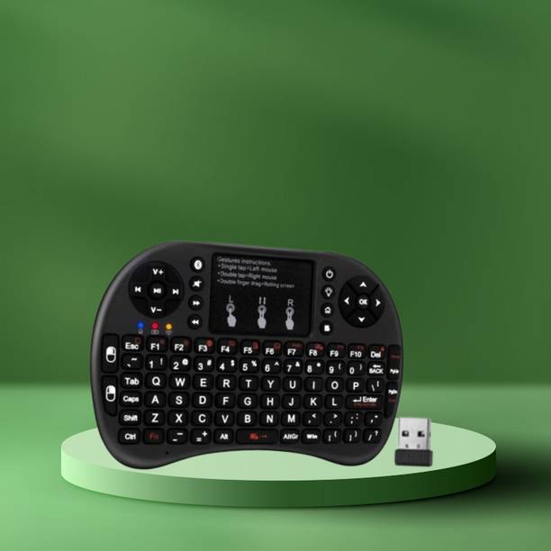 Clairbell Bluetooth (Wireless Keyboard) USB Rechargeable Keyboard With Pocket Size I155 Wireless Thumb-size Multi-device Keyboard Compatible with Tablet