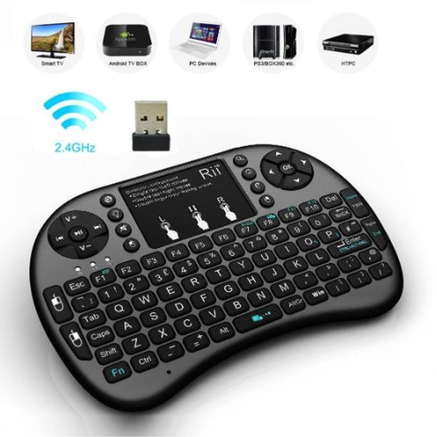 SACRO AJ_790A_MINI BACKLIGHT KEYBOARD & TOUCHPAD MOUSE WIRELESS MULTI-DEVICE KEYBOARD Wireless Handheld Multi-device Keyboard Compatible with Desktop, Laptop, Mac