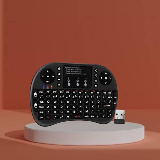 Clairbell Bluetooth (Wireless Keyboard) USB Rechargeable Keyboard With Pocket Size H499 Wireless Thumb-size Multi-device Keyboard Compatible with Tablet