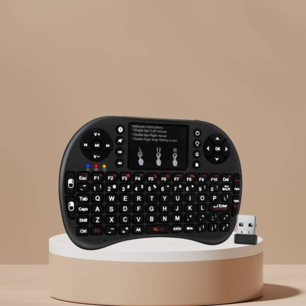 GUGGU Bluetooth (Wireless Keyboard) USB Rechargeable Keyboard With Pocket Size G377 Wireless Thumb-size Multi-device Keyboard Compatible with Tablet
