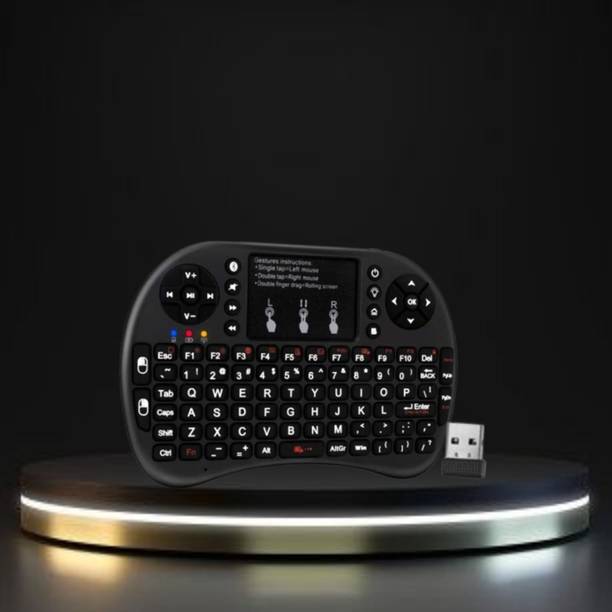 GUGGU Bluetooth (Wireless Keyboard) USB Rechargeable Keyboard With Pocket Size G193 Wireless Thumb-size Multi-device Keyboard Compatible with Tablet