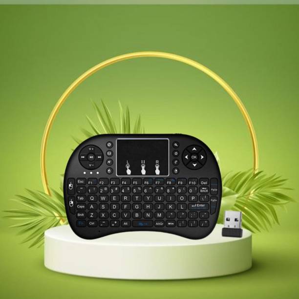 GUGGU Bluetooth (Wireless Keyboard) USB Rechargeable Keyboard With Pocket Size F478 Wireless Thumb-size Multi-device Keyboard Compatible with Tablet