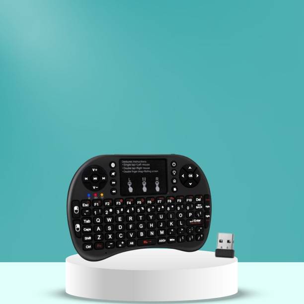 GUGGU Bluetooth (Wireless Keyboard) USB Rechargeable Keyboard With Pocket Size G467 Wireless Thumb-size Multi-device Keyboard Compatible with Tablet