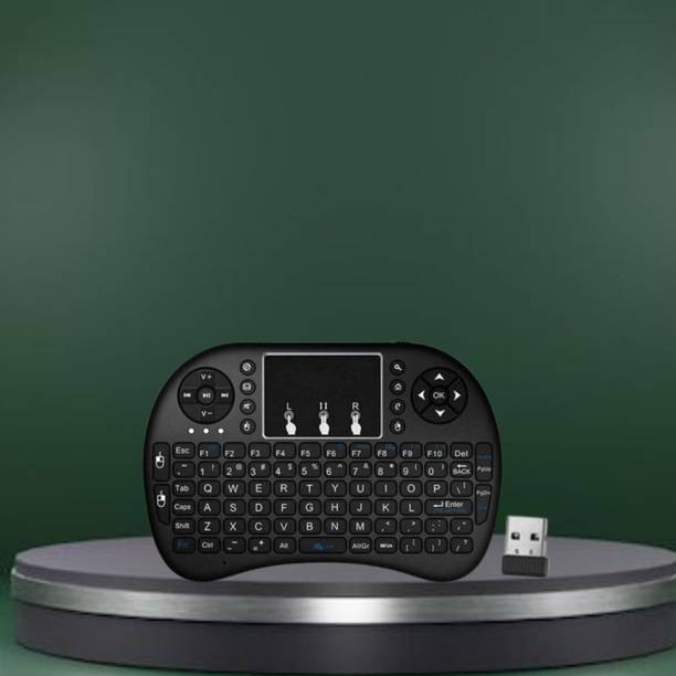 SACRO Bluetooth (Wireless Keyboard) USB Rechargeable Keyboard With Pocket Size E62 Wireless Thumb-size Multi-device Keyboard Compatible with Laptop