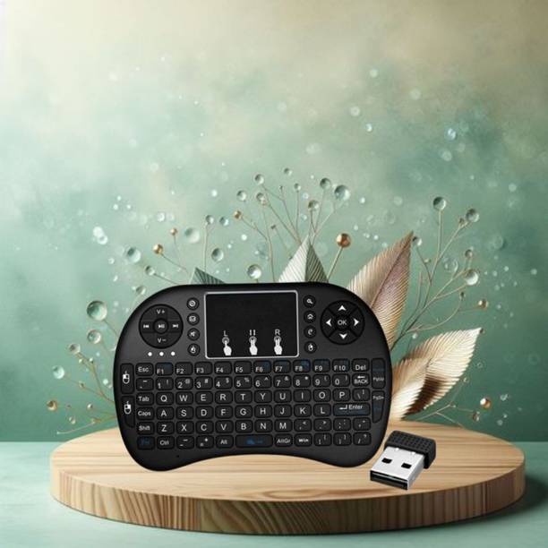 Clairbell Bluetooth (Wireless Keyboard) USB Rechargeable Keyboard With Pocket Size H418 Wireless Thumb-size Multi-device Keyboard Compatible with Tablet