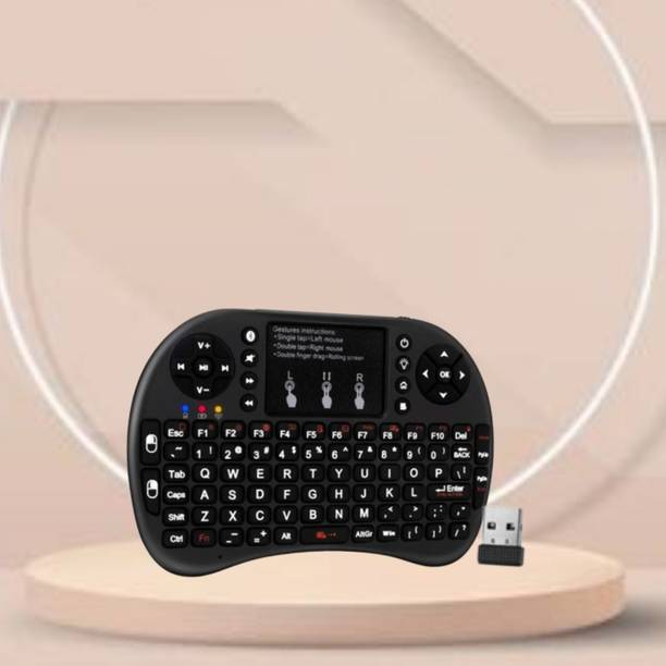 GUGGU Bluetooth (Wireless Keyboard) USB Rechargeable Keyboard With Pocket Size G419 Wireless Thumb-size Multi-device Keyboard Compatible with Tablet