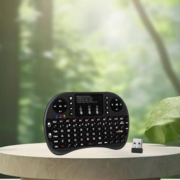 GUGGU Bluetooth (Wireless Keyboard) USB Rechargeable Keyboard With Pocket Size G351 Wireless Thumb-size Multi-device Keyboard Compatible with Tablet