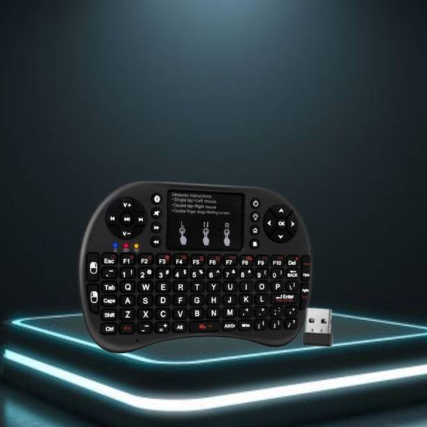 Clairbell Bluetooth (Wireless Keyboard) USB Rechargeable Keyboard With Pocket Size K18 Wireless Thumb-size Multi-device Keyboard Compatible with Tablet