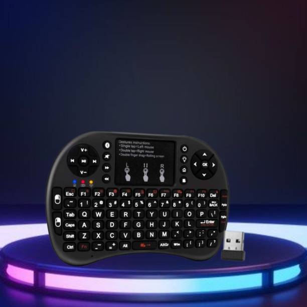 Clairbell Bluetooth (Wireless Keyboard) USB Rechargeable Keyboard With Pocket Size K297 Wireless Thumb-size Multi-device Keyboard Compatible with Tablet