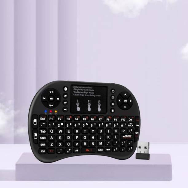 Clairbell Bluetooth (Wireless Keyboard) USB Rechargeable Keyboard With Pocket Size I215 Wireless Thumb-size Multi-device Keyboard Compatible with Tablet