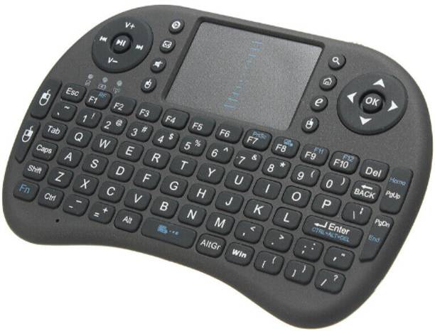 ROAR AJ_792A_MINI BACKLIGHT KEYBOARD & TOUCHPAD MOUSE WIRELESS MULTI-DEVICE KEYBOARD Wireless Handheld Multi-device Keyboard Compatible with Desktop, Laptop, Mac