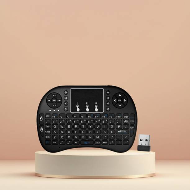 Clairbell Bluetooth (Wireless Keyboard) USB Rechargeable Keyboard With Pocket Size K90 Wireless Thumb-size Multi-device Keyboard Compatible with Tablet