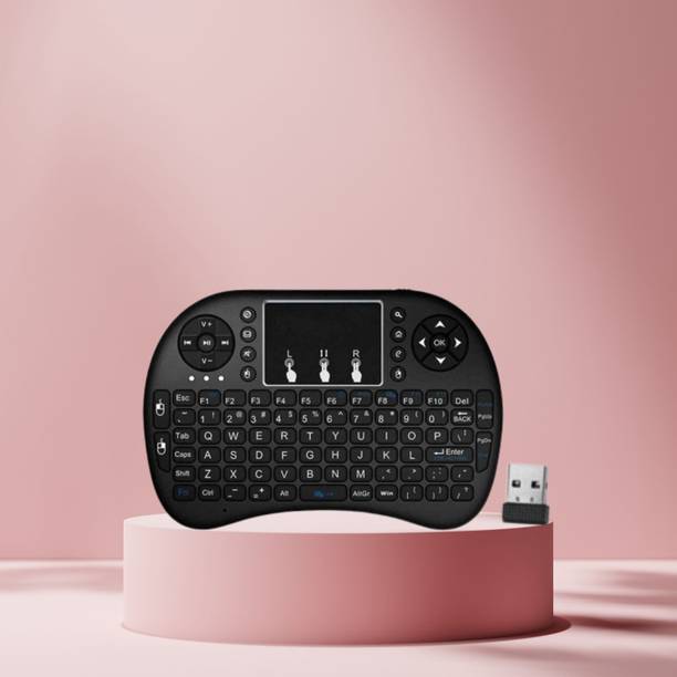 SACRO Bluetooth (Wireless Keyboard) USB Rechargeable Keyboard With Pocket Size E364 Wireless Thumb-size Multi-device Keyboard Compatible with Laptop