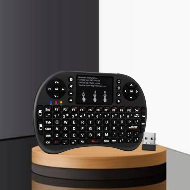 Clairbell Bluetooth (Wireless Keyboard) USB Rechargeable Keyboard With Pocket Size I47 Wireless Thumb-size Multi-device Keyboard Compatible with Tablet