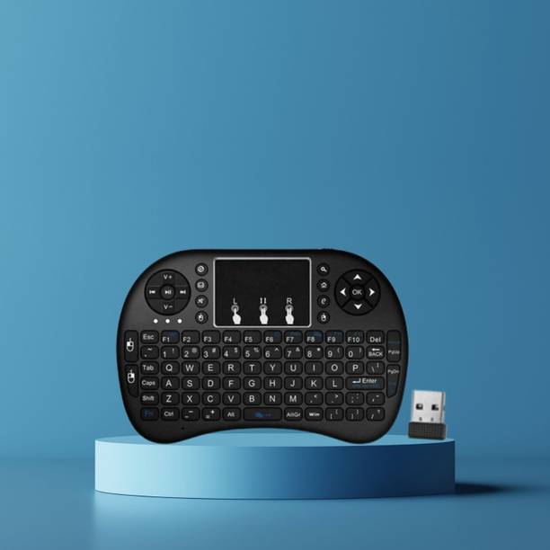 SACRO Bluetooth (Wireless Keyboard) USB Rechargeable Keyboard With Pocket Size D333 Wireless Thumb-size Multi-device Keyboard Compatible with Laptop