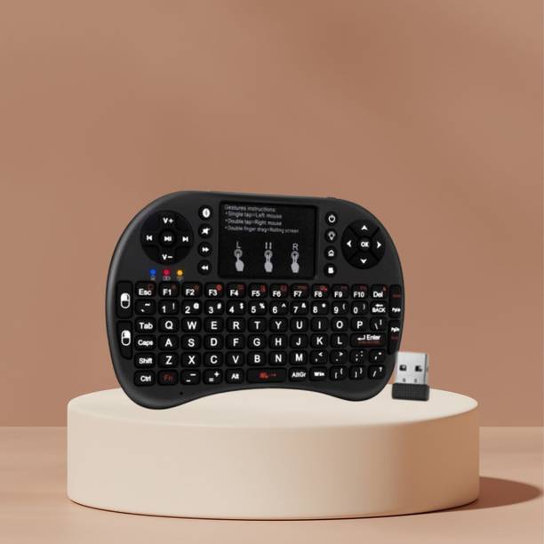 Clairbell Bluetooth (Wireless Keyboard) USB Rechargeable Keyboard With Pocket Size K99 Wireless Thumb-size Multi-device Keyboard Compatible with Tablet