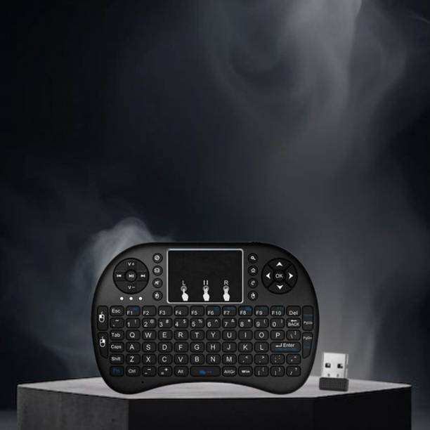SACRO Bluetooth (Wireless Keyboard) USB Rechargeable Keyboard With Pocket Size D21 Wireless Thumb-size Laptop Keyboard Compatible with Laptop