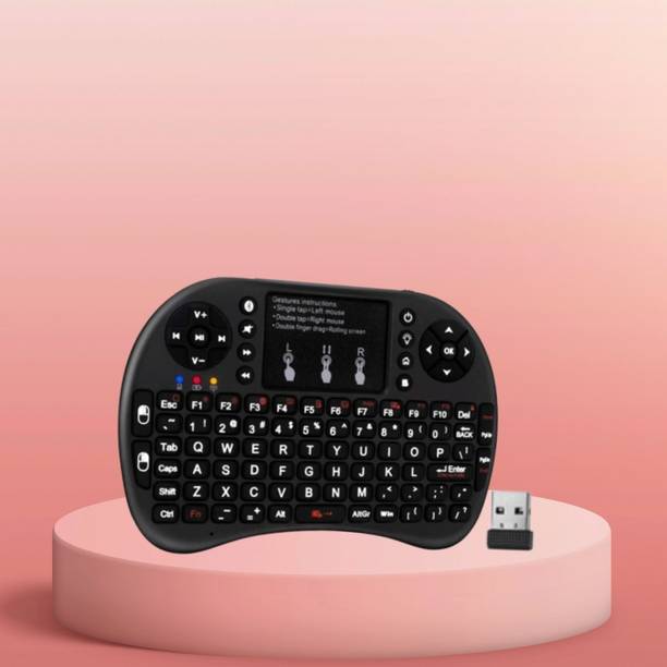 FRONY Bluetooth (Wireless Keyboard) USB Rechargeable Keyboard With Pocket Size A328 Wireless Thumb-size Multi-device Keyboard Compatible with Tablet