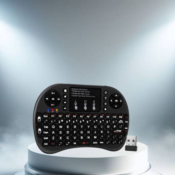 FRONY Bluetooth (Wireless Keyboard) USB Rechargeable Keyboard With Pocket Size C48 Wireless Thumb-size Multi-device Keyboard Compatible with Tablet