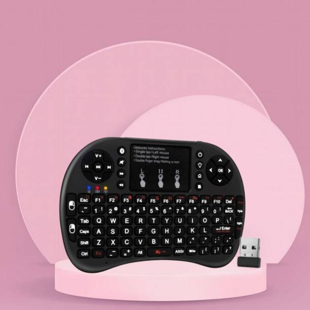 GUGGU Bluetooth (Wireless Keyboard) USB Rechargeable Keyboard With Pocket Size G337 Wireless Thumb-size Multi-device Keyboard Compatible with Tablet