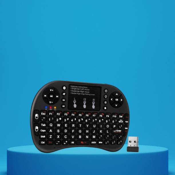 FRONY Bluetooth (Wireless Keyboard) USB Rechargeable Keyboard With Pocket Size C342 Wireless Thumb-size Multi-device Keyboard Compatible with Tablet