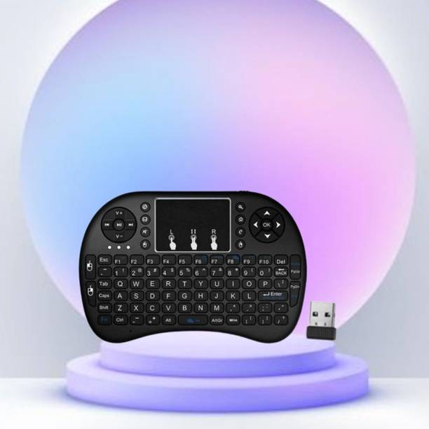 FRONY Bluetooth (Wireless Keyboard) USB Rechargeable Keyboard With Pocket Size A487 Wireless Thumb-size Multi-device Keyboard Compatible with Tablet